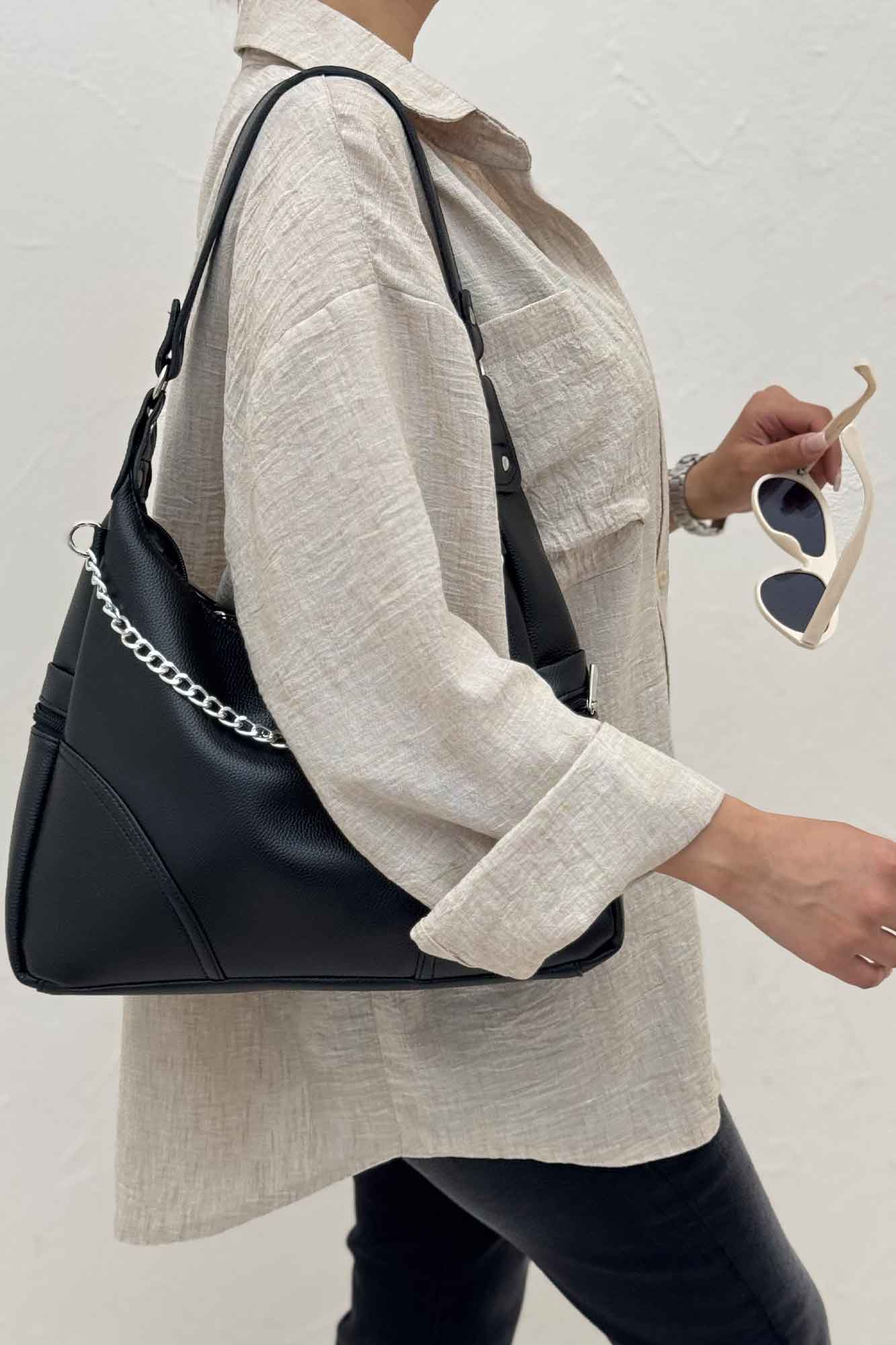 شومیز مانتویی شانتون زارا پشت دکمه 