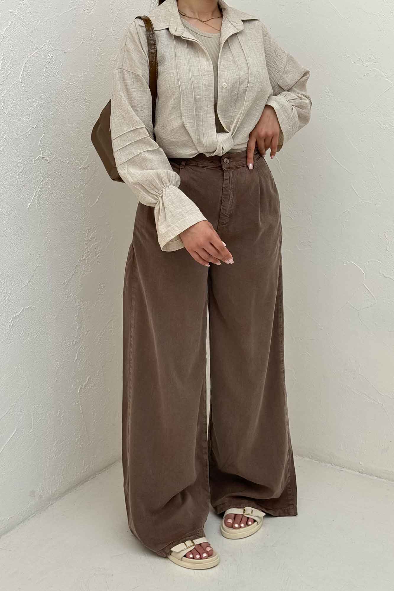 شومیز مانتویی شانتون زارا سر آستین کش