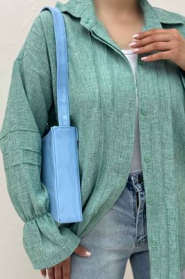 شومیز مانتویی شانتون زارا سر آستین کش