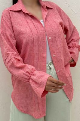 شومیز مانتویی شانتون زارا سر آستین کش