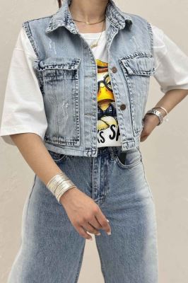 وست جین جیب برجسته TR