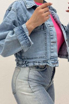 کراپ کت جین کمرکش TR