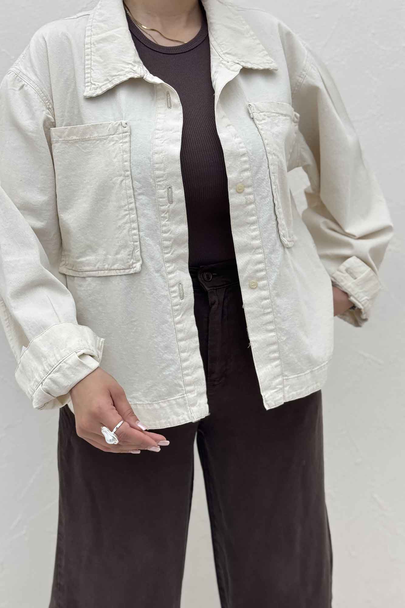 مانتو کتان پایین هلال TR