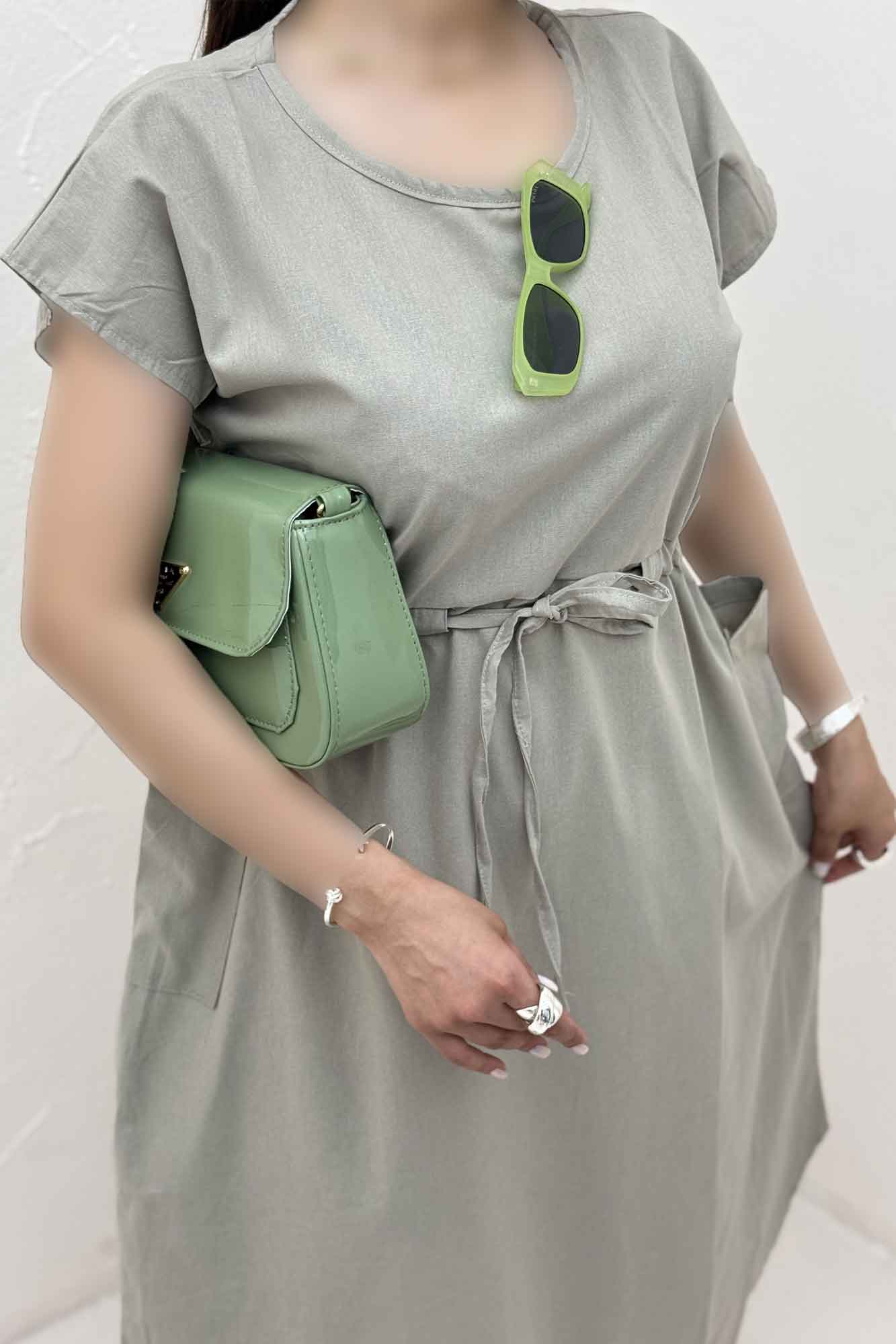 سارافن حلقه ای لینن گمر گت دار