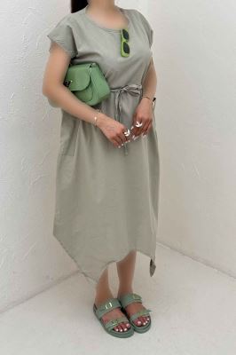 سارافن حلقه ای لینن گمر گت دار