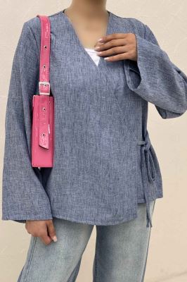 شومیز مانتویی چپ و راستی شانتون زارا