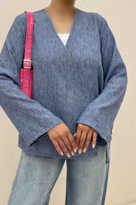 شومیز مانتویی چپ و راستی شانتون زارا