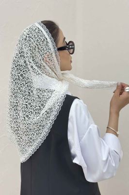 روسری سه گوش گیپور طرح بیست