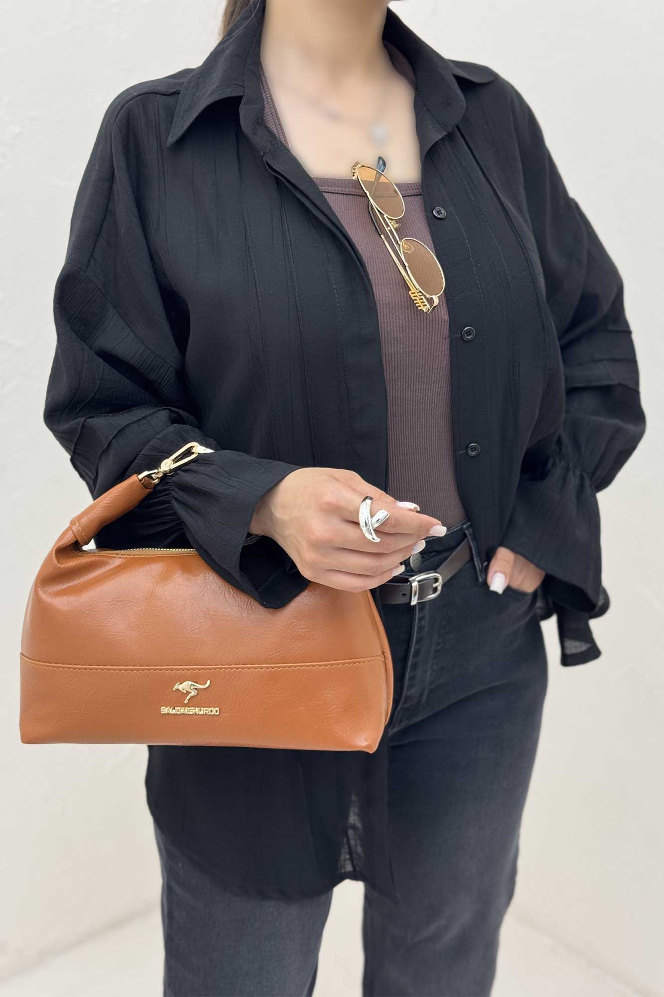 شومیز مانتویی زارا کریشه سر آستین کش