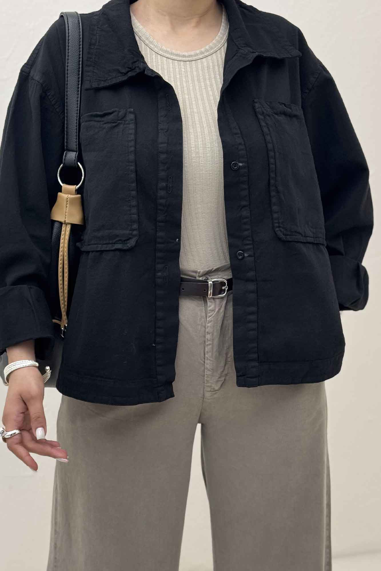 مانتو کتان پایین هلال TR