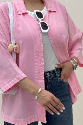 مانتو سیلک یقه شکاری TR