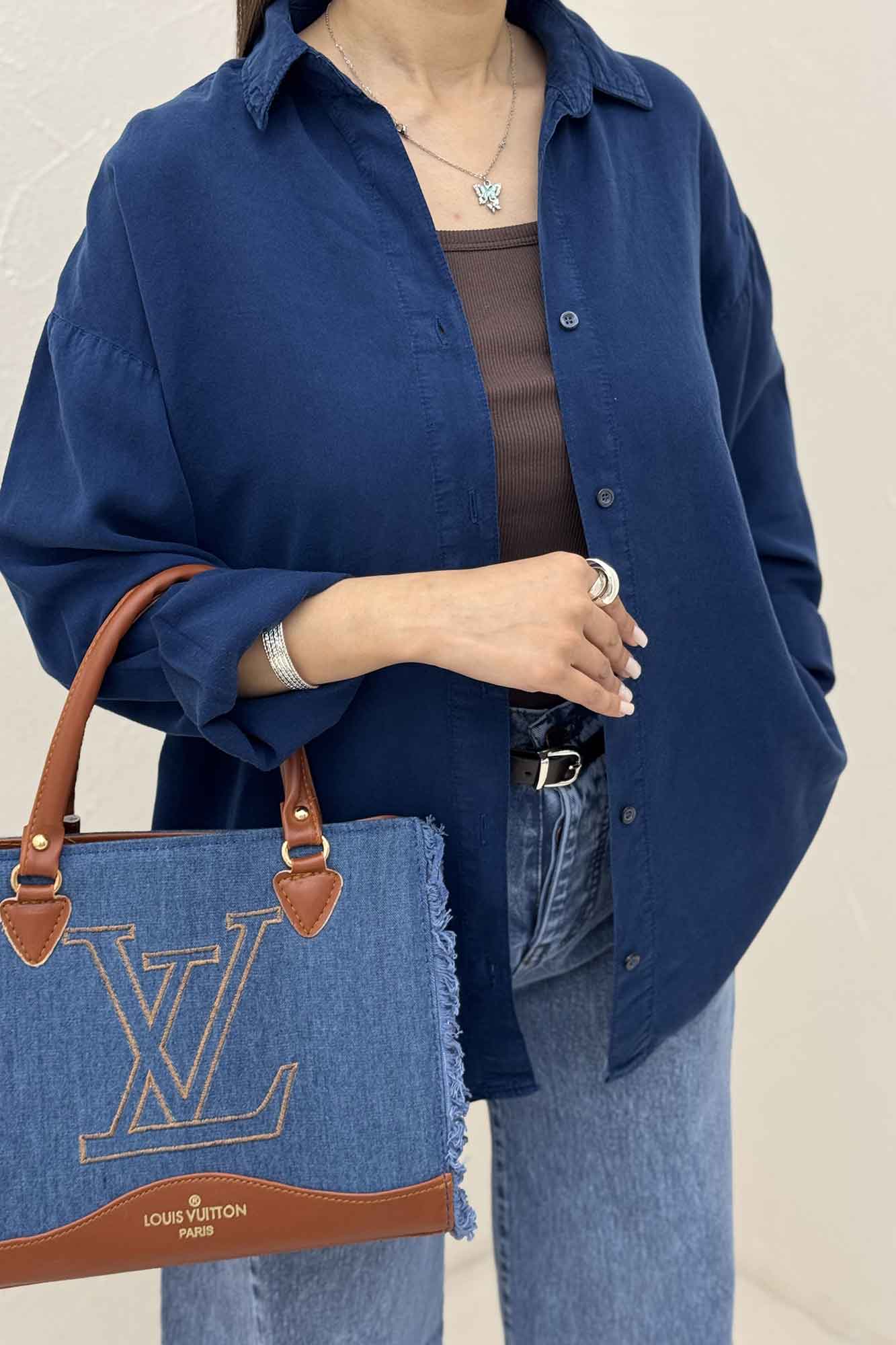 مانتو کتان پایین هلال 0006610