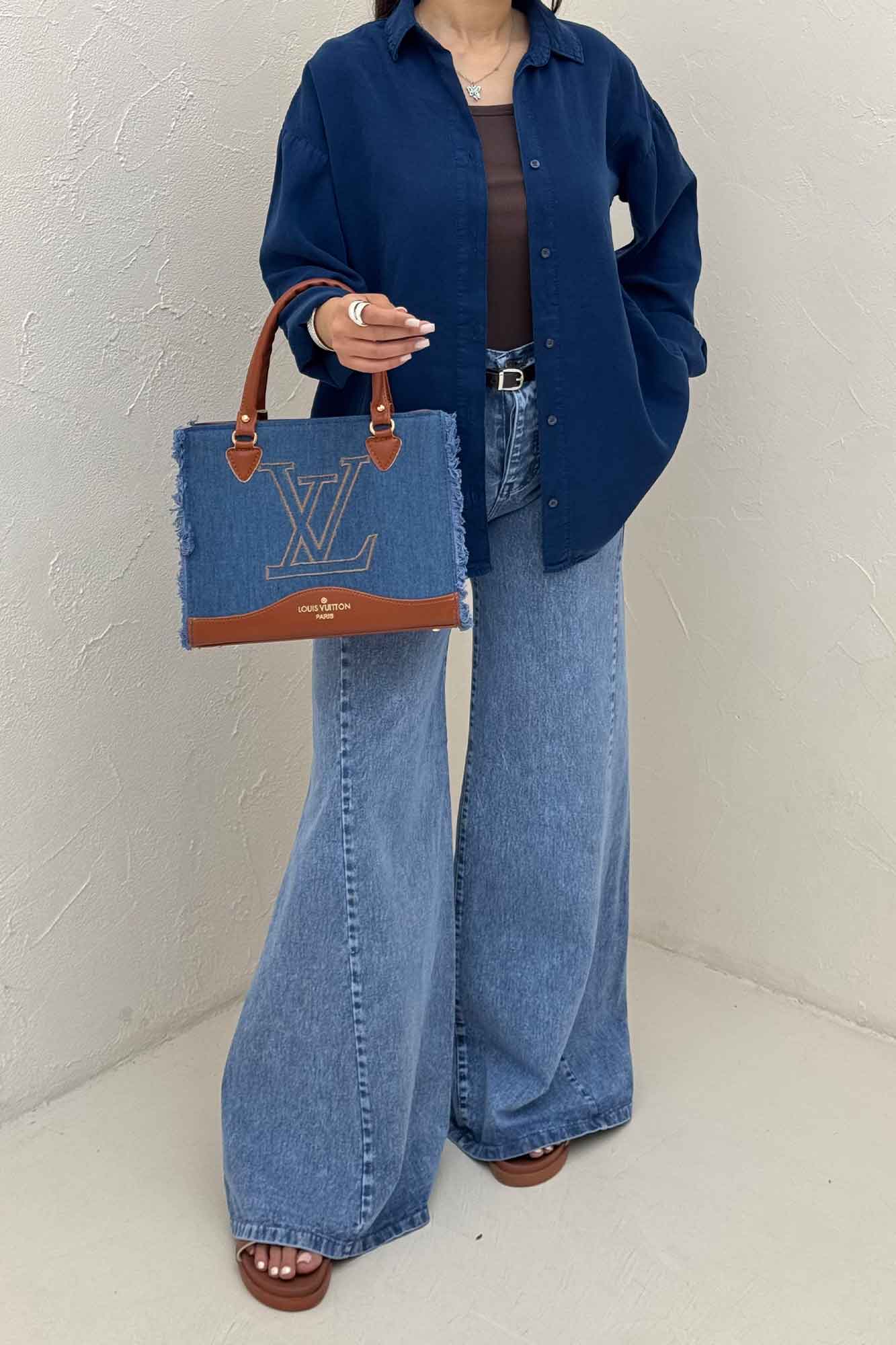 مانتو کتان پایین هلال 0006610