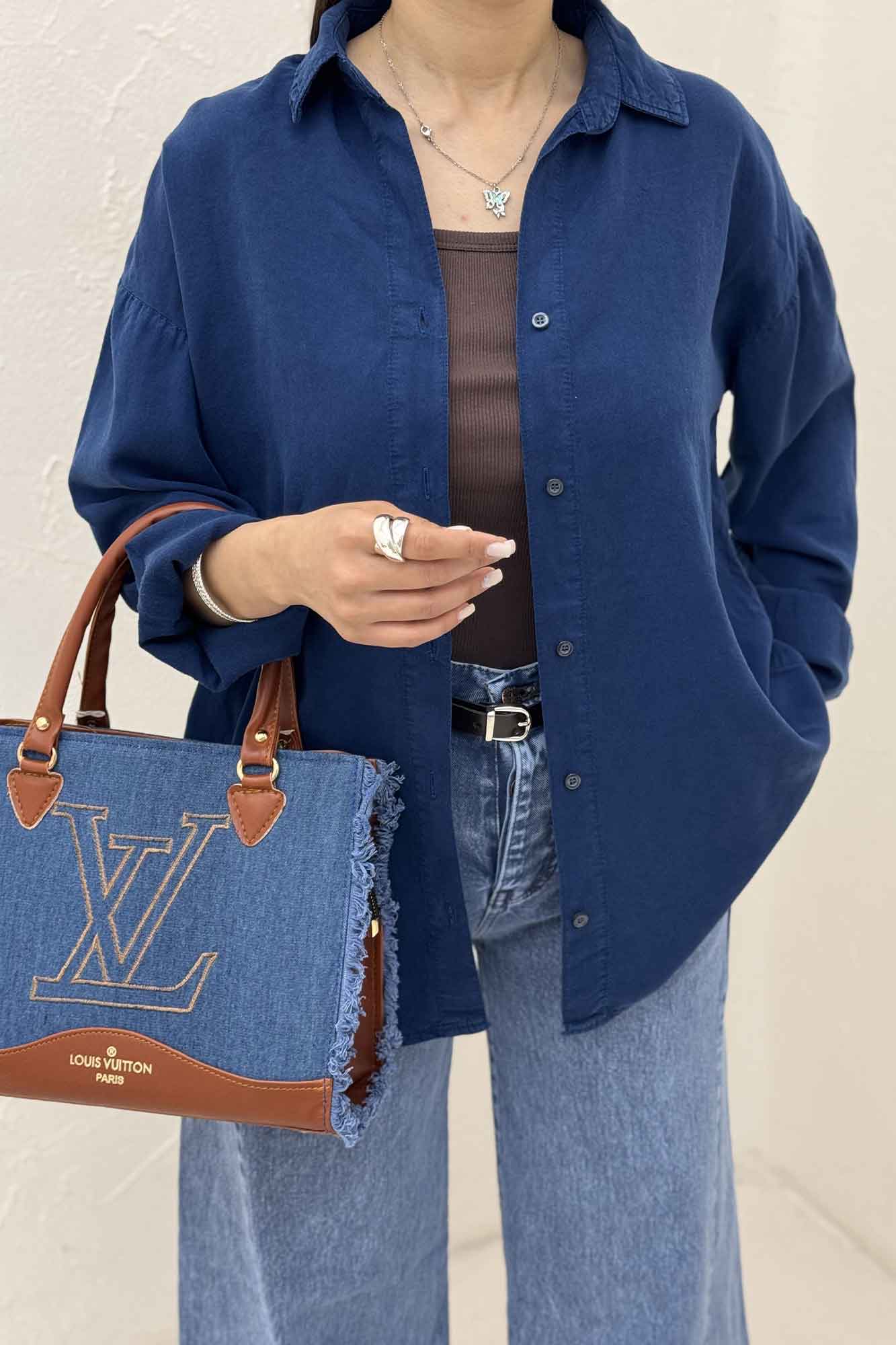 مانتو کتان پایین هلال 0006610