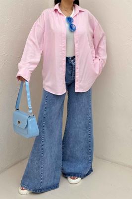 مانتو کتان پایین هلال 0006603