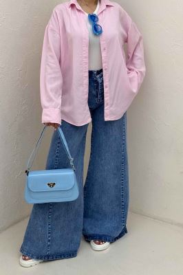 مانتو کتان پایین هلال 0006603