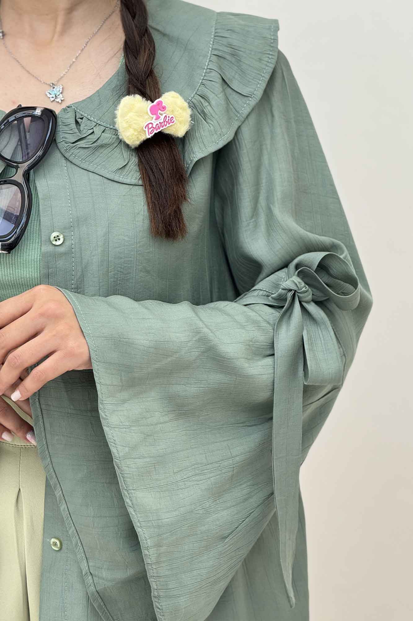 شومیز مانتویی کریشه زارا تیلز