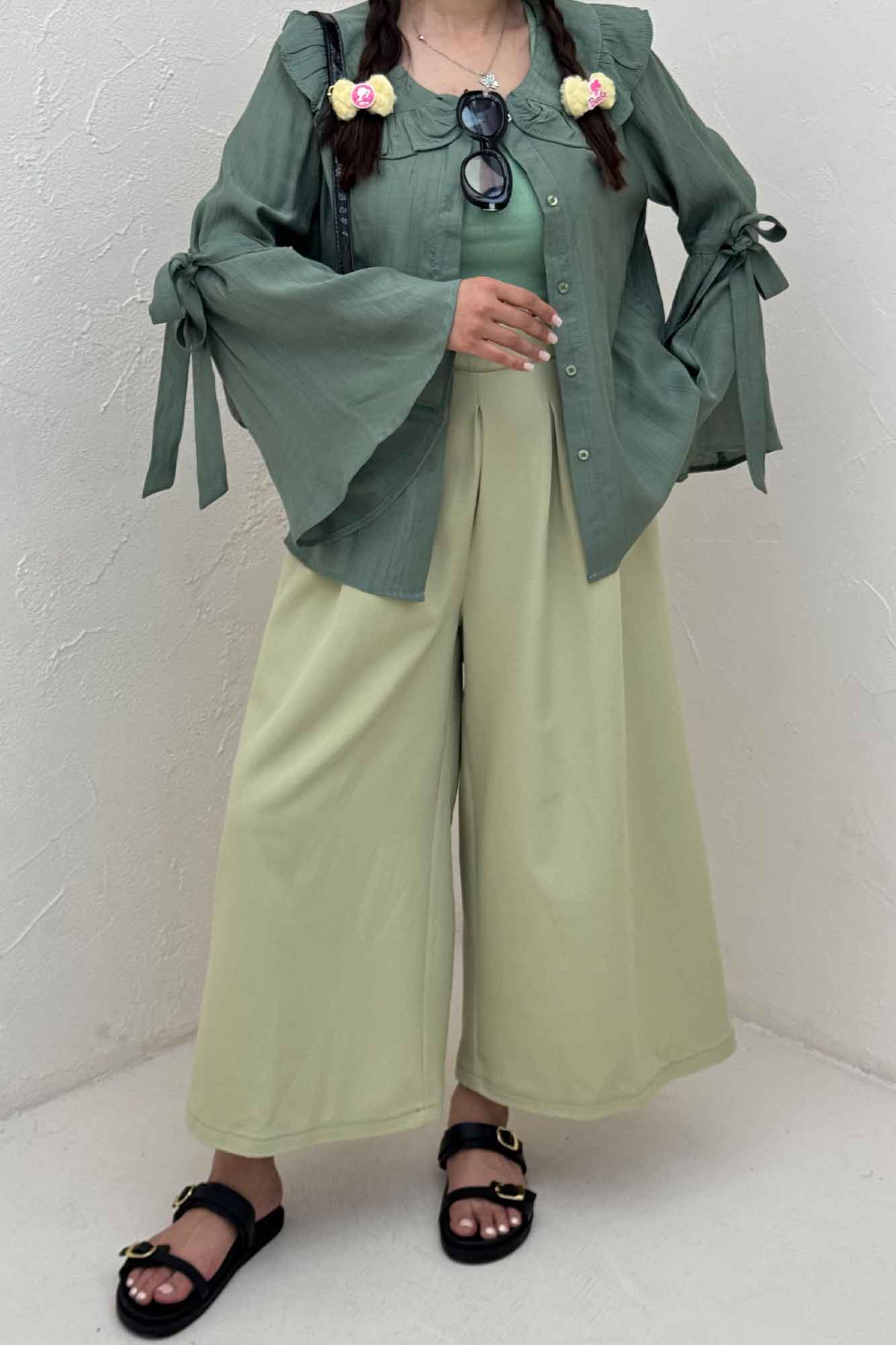 شومیز مانتویی کریشه زارا تیلز