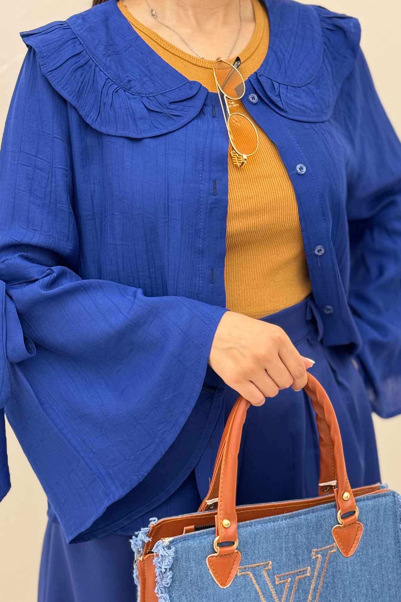 شومیز مانتویی کریشه زارا تیلز