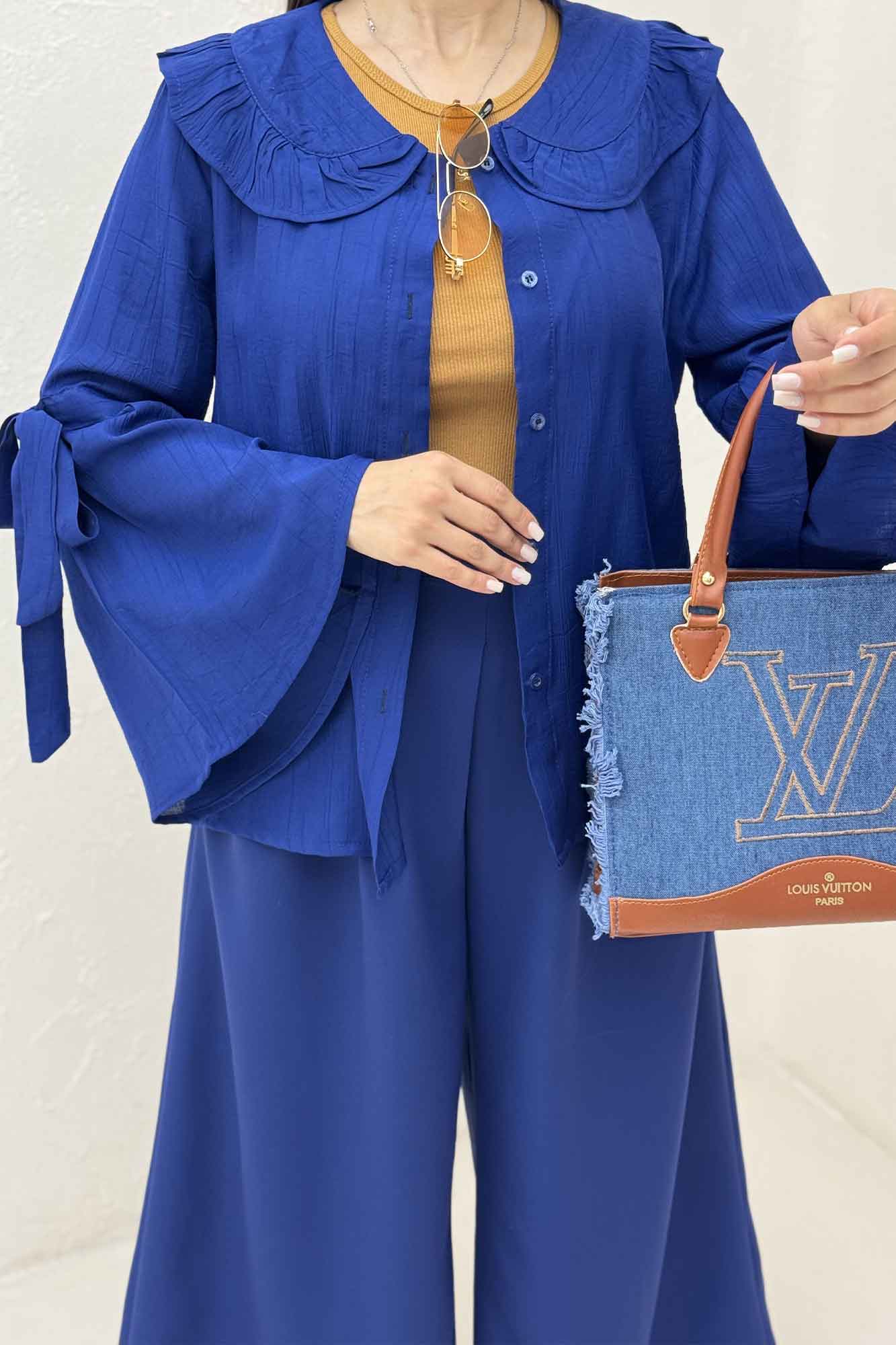 شومیز مانتویی کریشه زارا تیلز