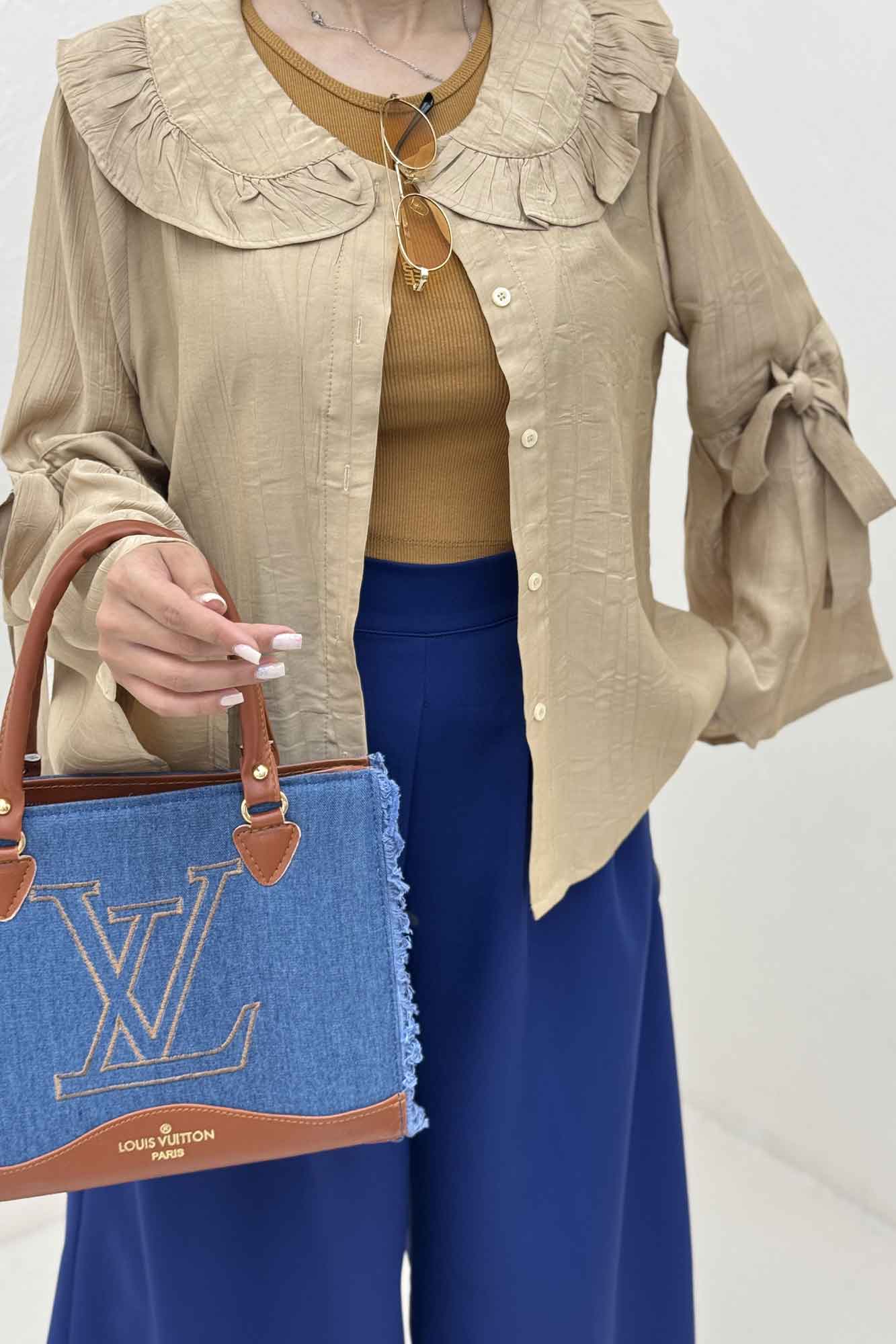 شومیز مانتویی کریشه زارا تیلز