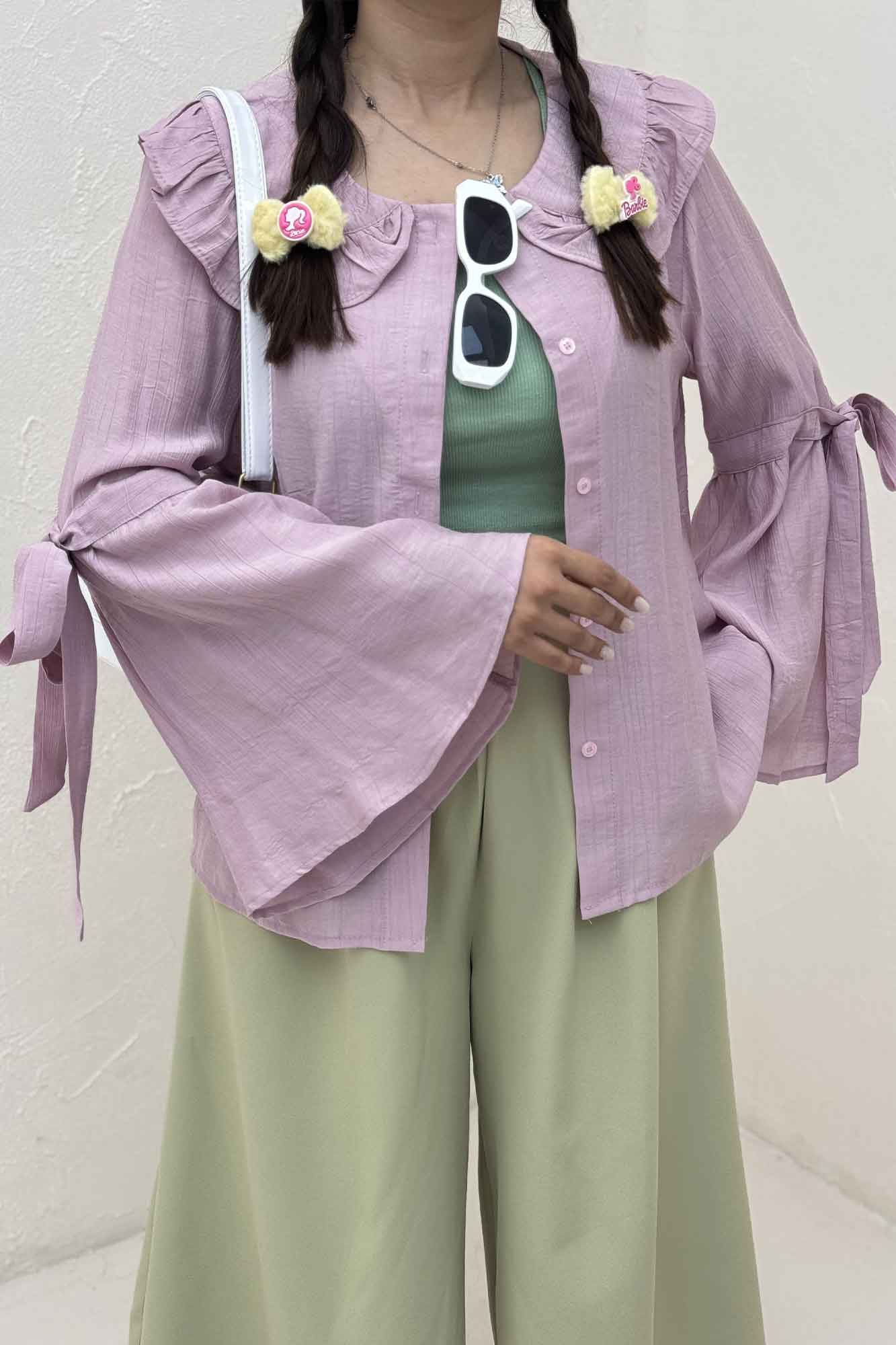 شومیز مانتویی کریشه زارا تیلز