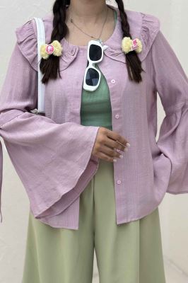 شومیز مانتویی کریشه زارا تیلز