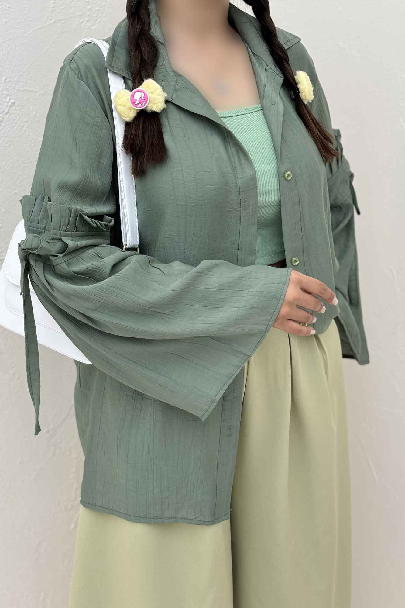 شومیز مانتویی کریشه زارا ژونا