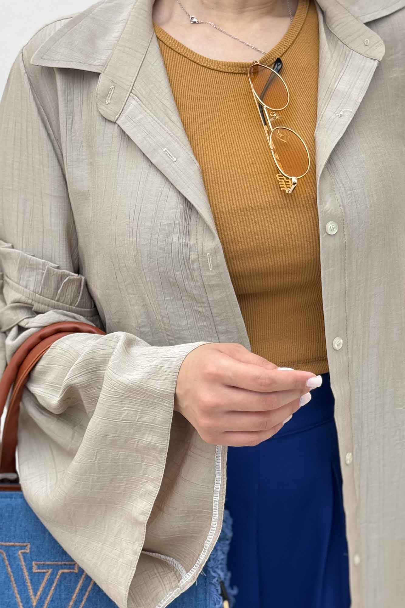 شومیز مانتویی کریشه زارا ژونا