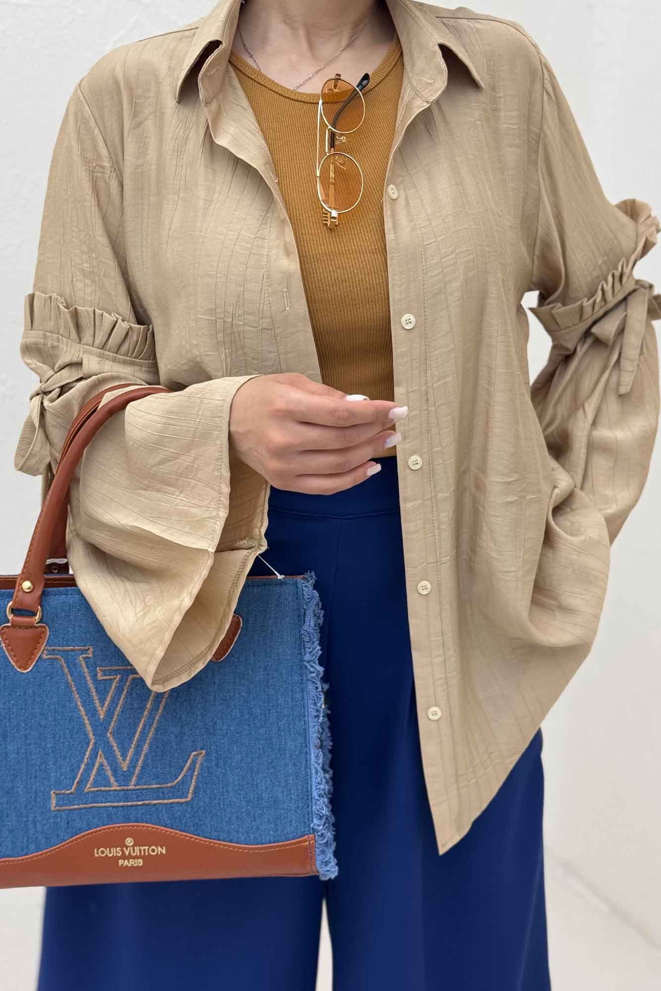 شومیز مانتویی کریشه زارا ژونا