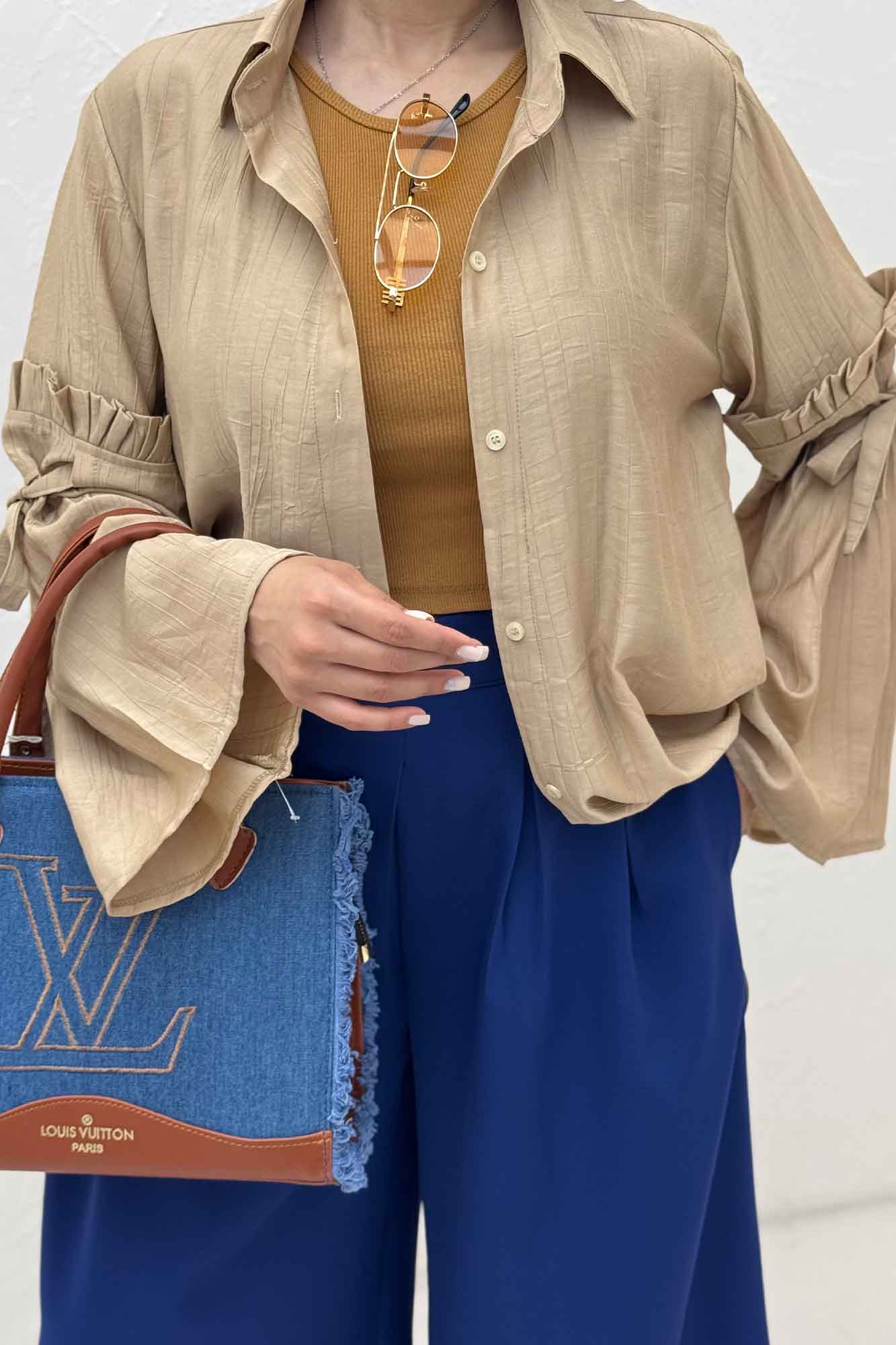 شومیز مانتویی کریشه زارا ژونا