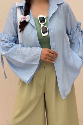 شومیز مانتویی کریشه زارا ژونا