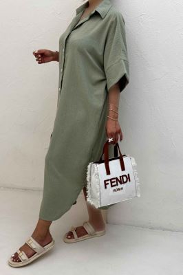 مانتو بلند لینن زارا جلو دکمه 