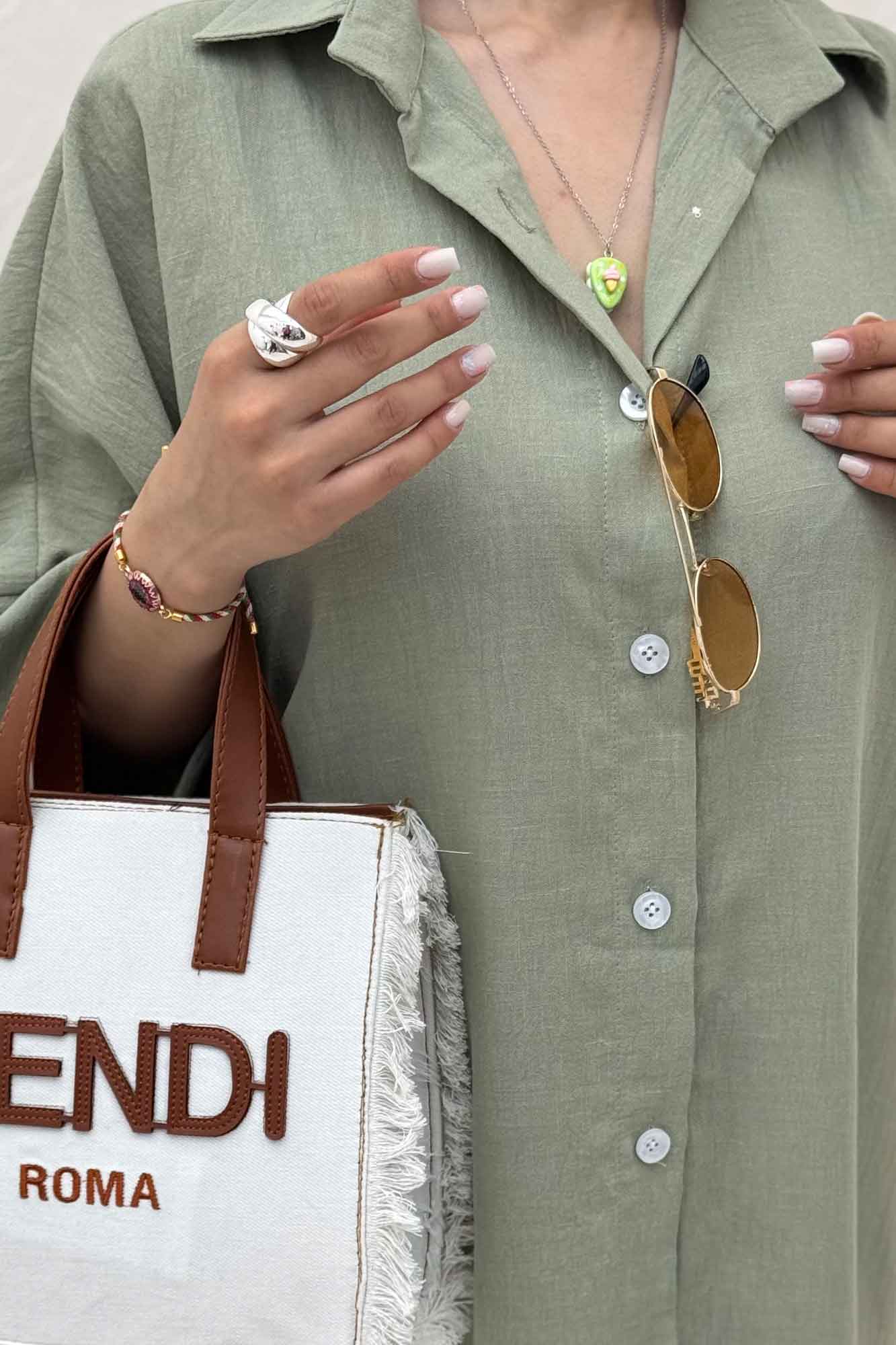 مانتو بلند لینن زارا جلو دکمه 