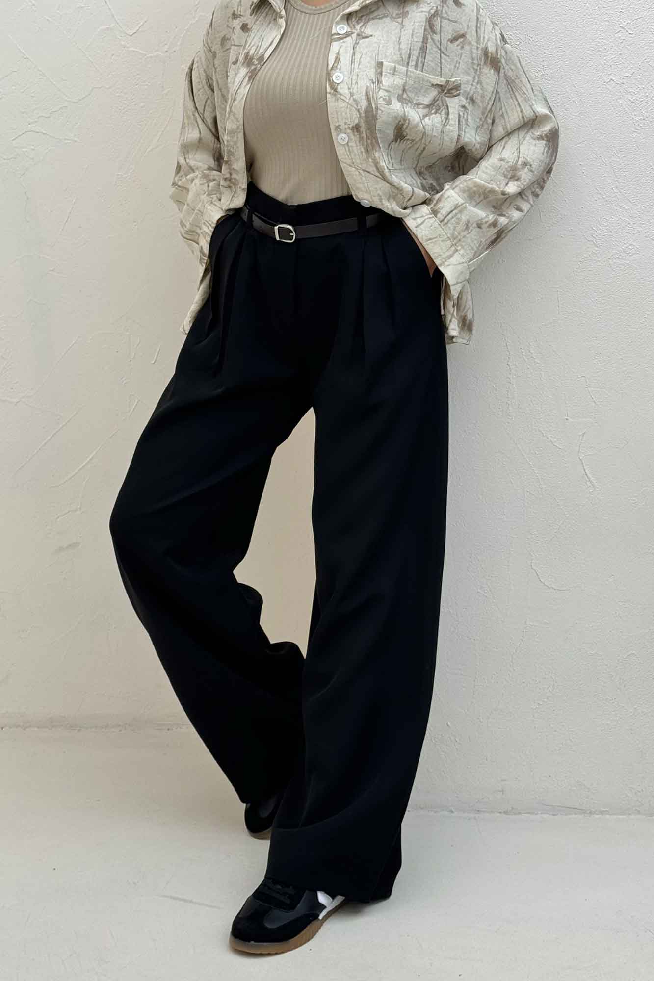 شومیز پرینتی طرح شاخ و برگ