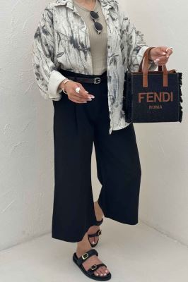 شومیز پرینتی طرح شاخ و برگ