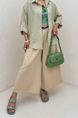 شومیز پری راه راه ژاکارد 