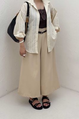 شومیز پری راه راه ژاکارد 