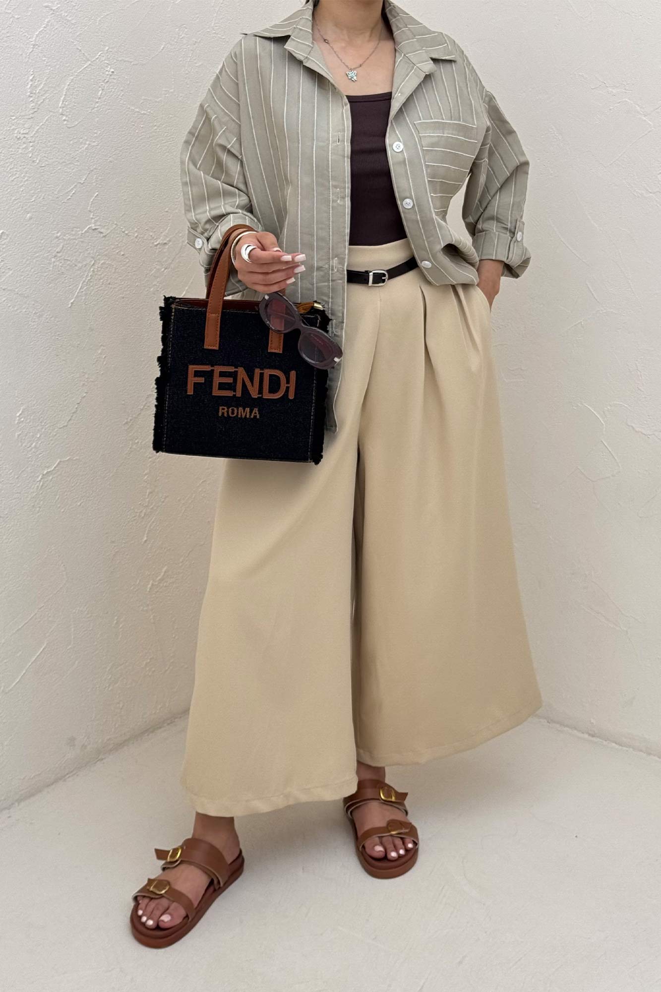 شومیز پری راه راه ژاکارد 