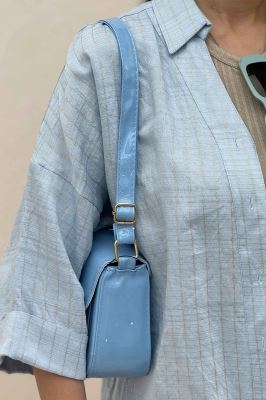 شومیز parry راه راه پشت بلند