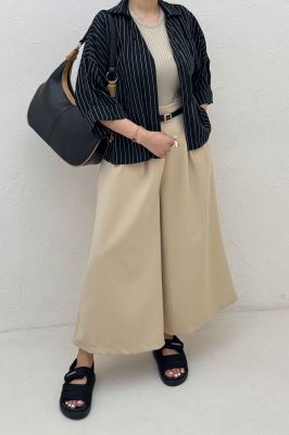 شومیز parry راه راه پشت بلند