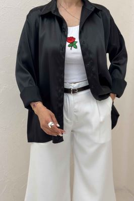 شومیز مانتویی ساتن R