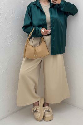 شومیز مانتویی ساتن R