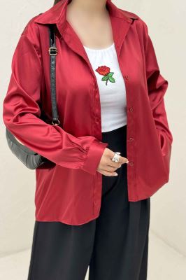 شومیز مانتویی ساتن R