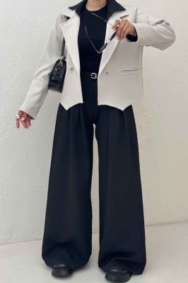 کت مازراتی کجراه لبه هفتی آستین پیله