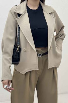 کت مازراتی کجراه لبه هفتی آستین پیله