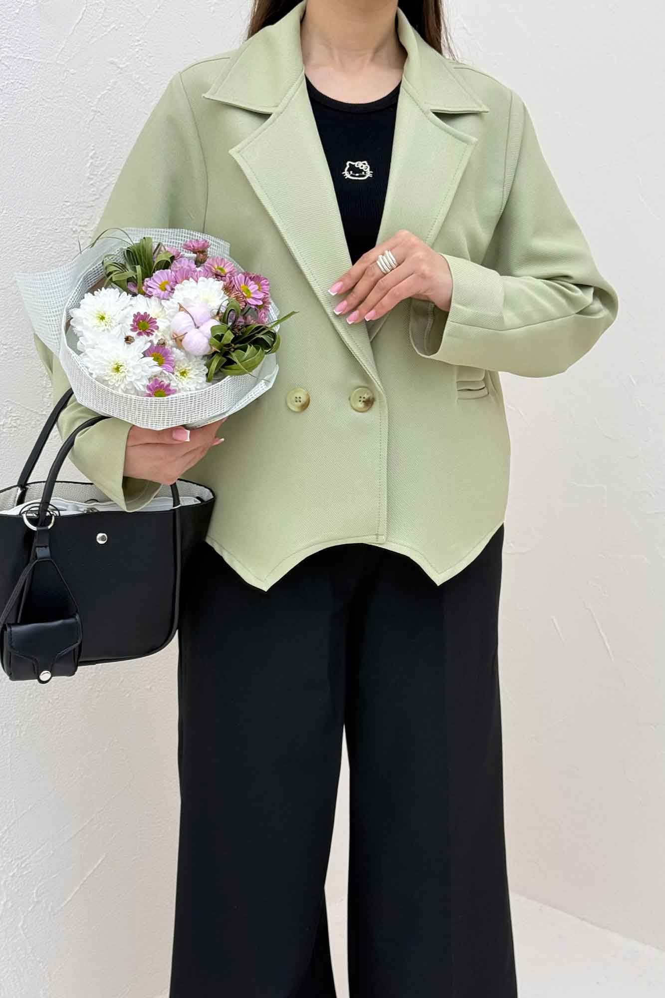 کت مازراتی کجراه لبه هفتی آستین پیله