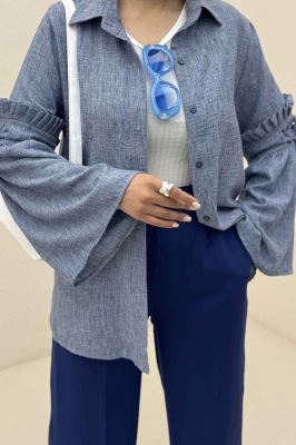 شومیز مانتویی شانتون زارا لویسا