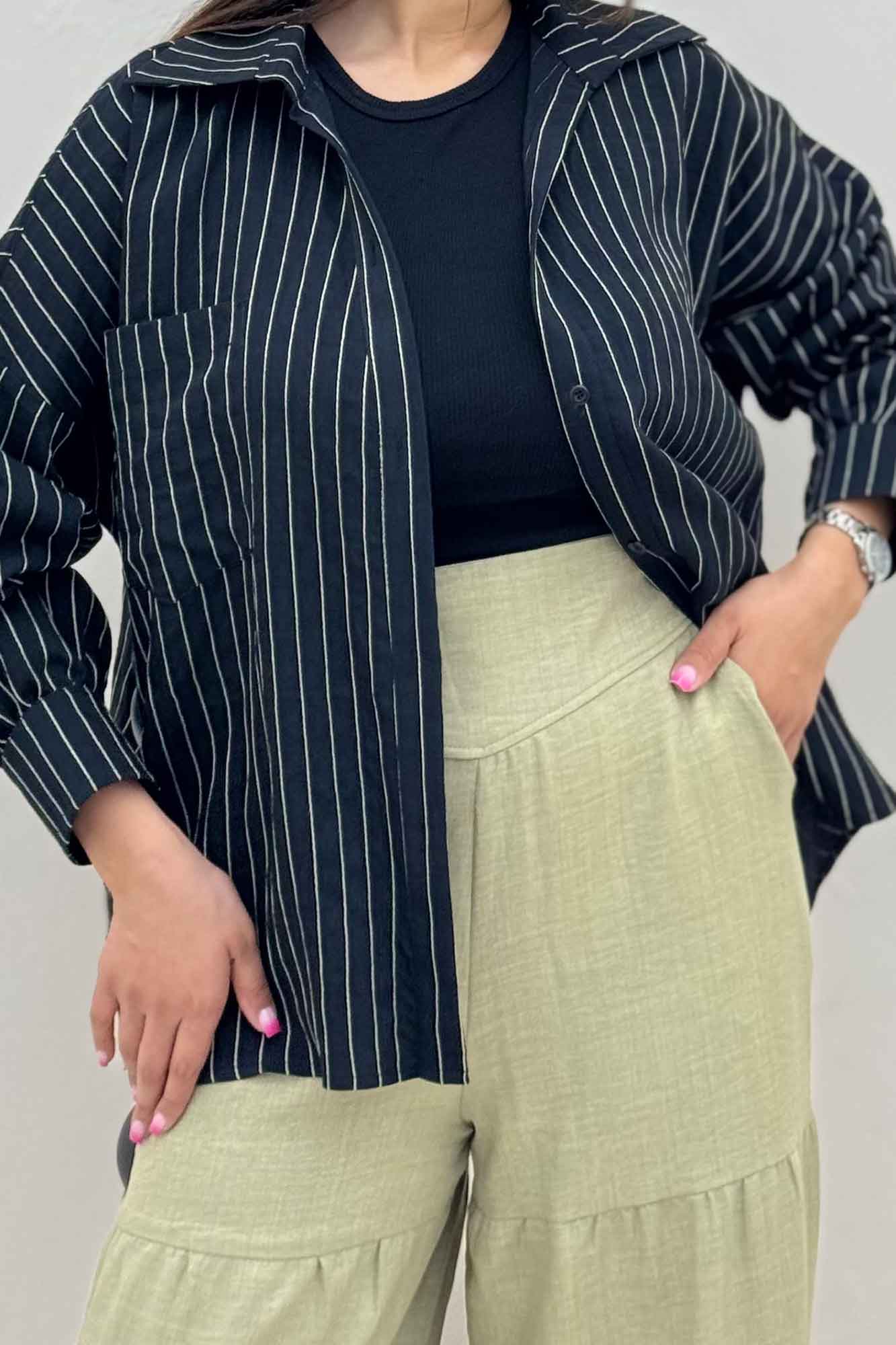 مانتو راهدار parry تک جیب مینیمال