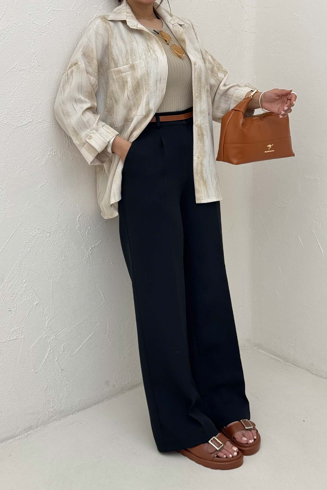 شومیز مانتویی پرینتی پاگن دار طرح 2